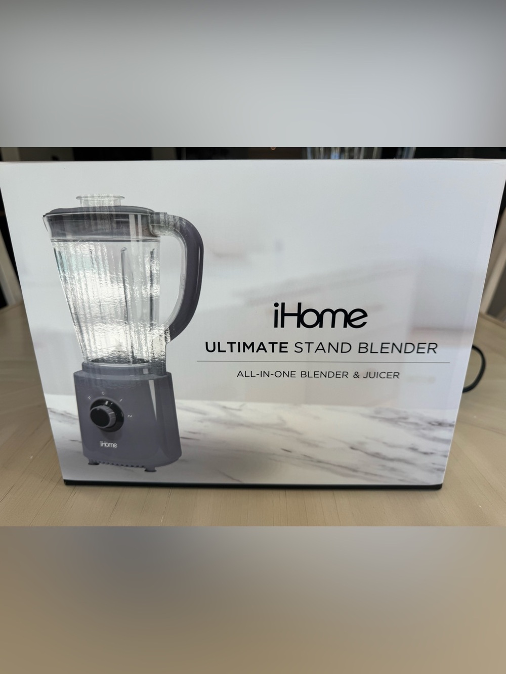 iHome Ultimate Stand Blender & Juicer Grey Multifunction 3-Speed NEW in Box
